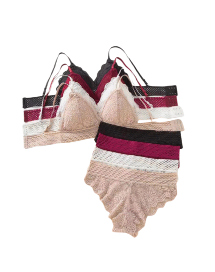 Net underwear Bra set