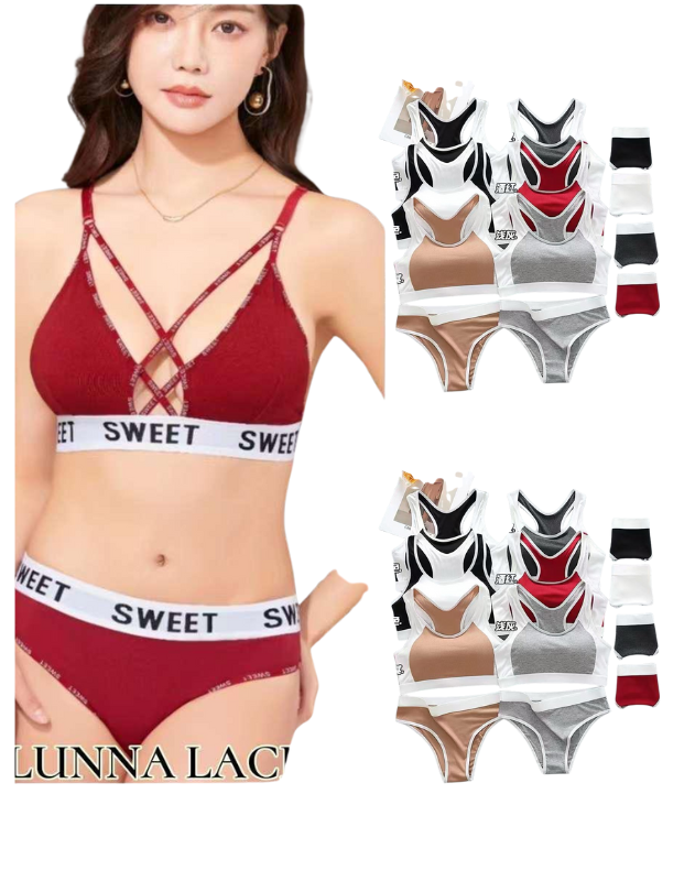 Sports Bra & Underwear Set – Comfort & Style for Every Lady