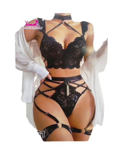 Lace garter Lingerie Set