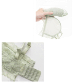 Deep Neck  Imported net Bra – Multi Colour - Image 2