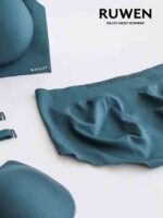 RUWEN Brand 5 Piece Zink Bridal Lingerie Set - Image 4