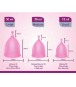 Menstrual Cup – Safe, Comfortable & Eco-Friendly (3 Sizes Available) - Image 3