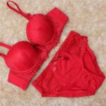 Red Bridal Bra & Panty Set